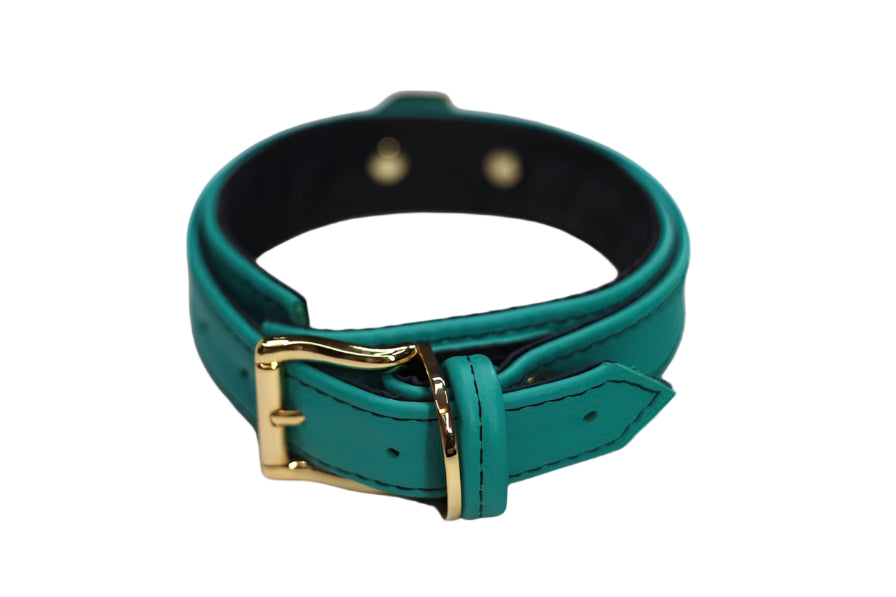 Teal and Gold Collar