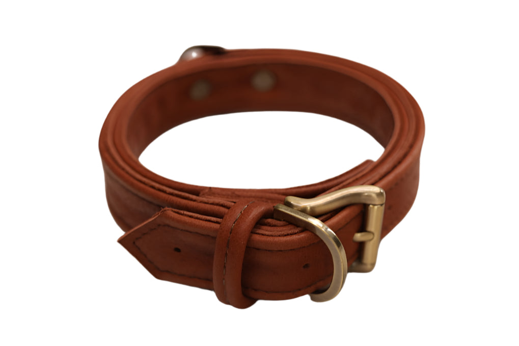 Light Brown and Antique Brass Collar