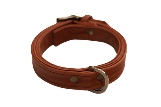Light Brown and Antique Brass Collar