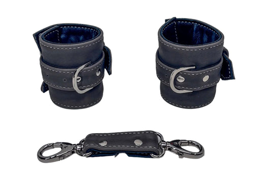 Grey and Silver Cuff Set